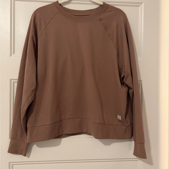 Vuori Halo Crew Goldenrod Heather Sweatshirt Women’s Large - Picture 9 of 11